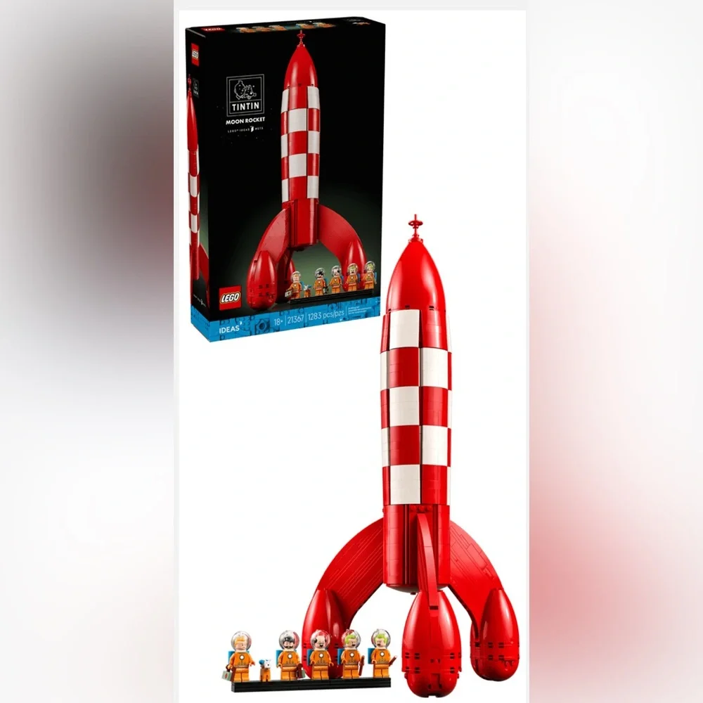 LEGO Tintin Moon Rocket 21367 NEW in Sealed Box